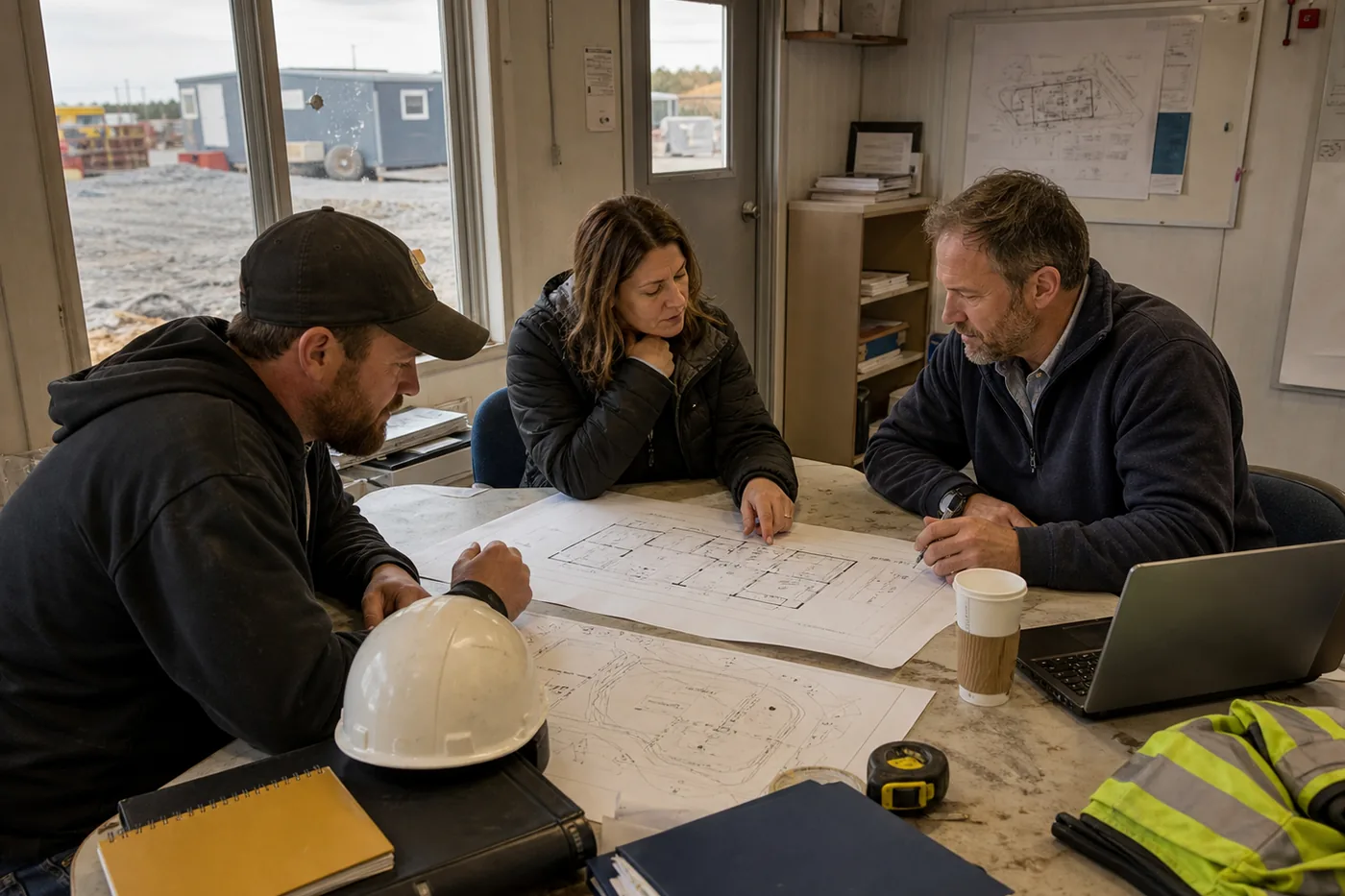 Mobile office price and site planning